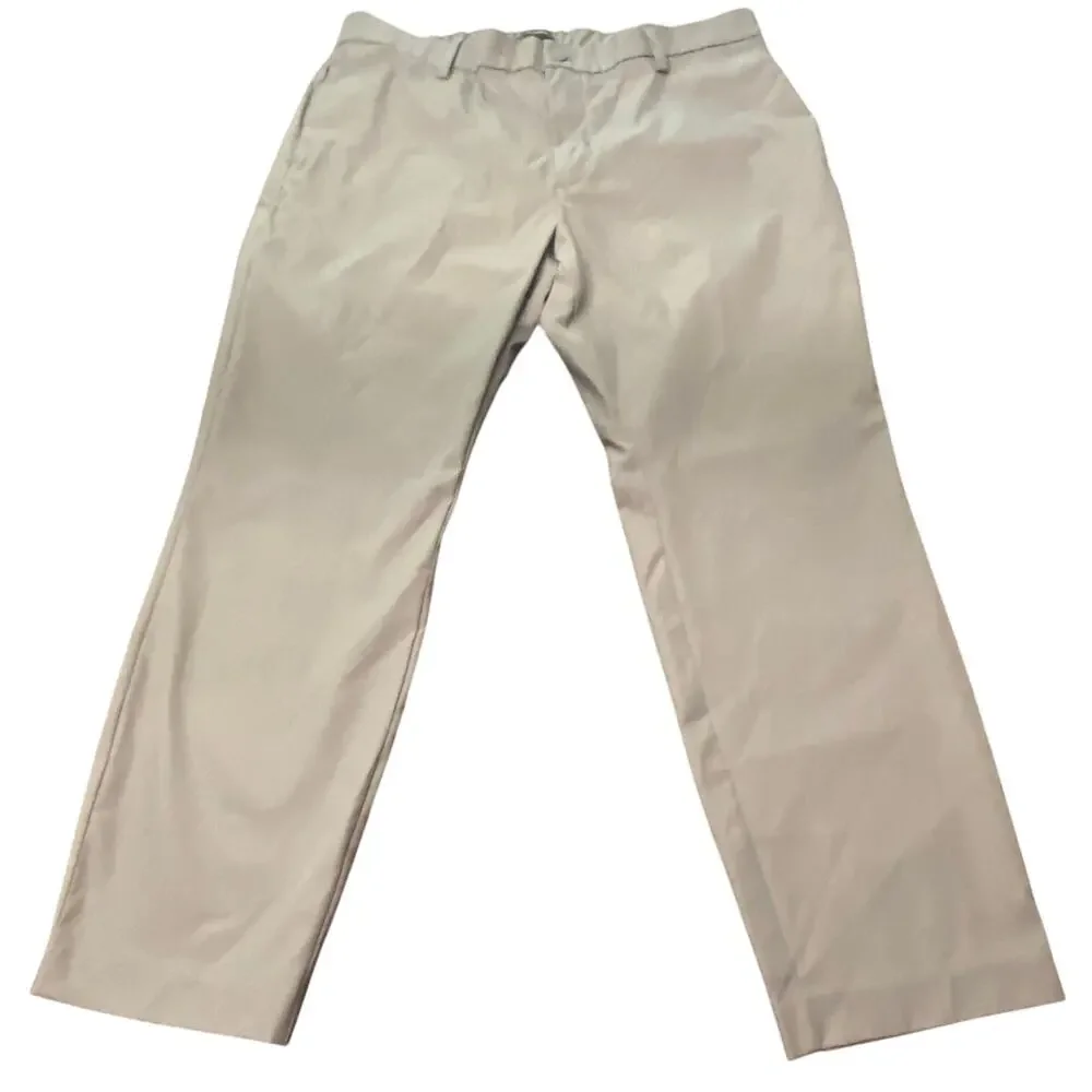 Banana Republic Gray Performance Golf Pants Men’s 38x29 Stretch Casual Office